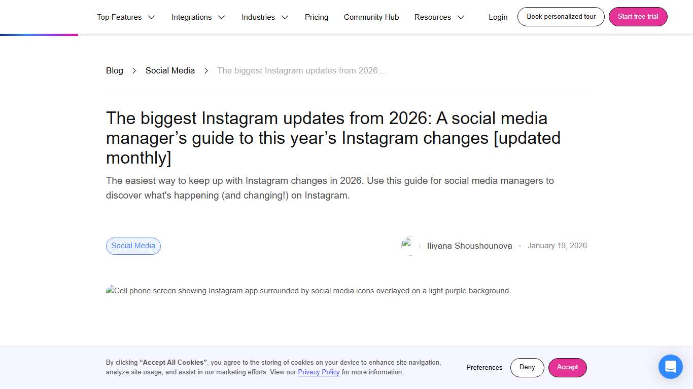 The biggest Instagram updates from 2026: A social media manager’s guide to this year’s Instagram changes [updated monthly] HeyOrca